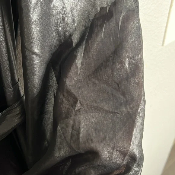 Lamé Wrap Cocktail Midi Dress - NWT - Picture 8 of 10